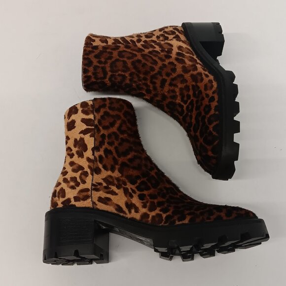 Jimmy Choo Women's Mava Leopard-Print Fur Ankle Boots - EU36/US6 - Picture 4 of 14